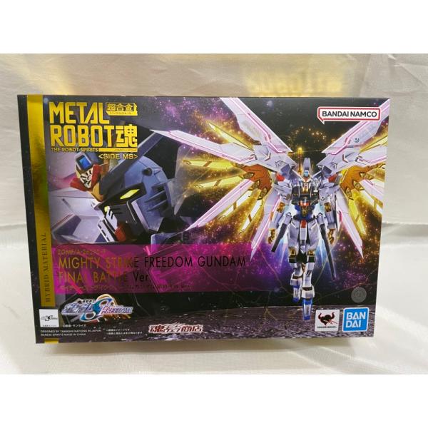 【中古】【開封品】METAL ROBOT魂 ＜SIDE MS＞ マイティーストライクフリーダムガンダム 最終決戦 Ver.＜フィギュア＞（代引き不可）6546