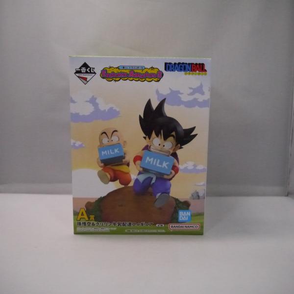 中古】【未開封】孫悟空＆クリリン 牛乳配達 「一番くじ