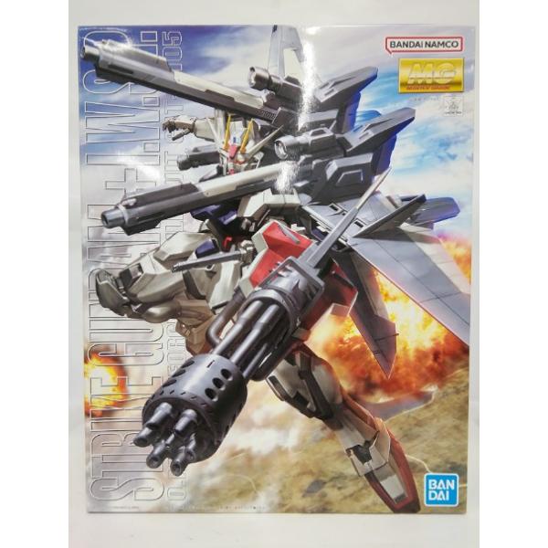 中古】【未組立】1/100 MG GAT-X105 ストライクガンダム + IWSP 「機動