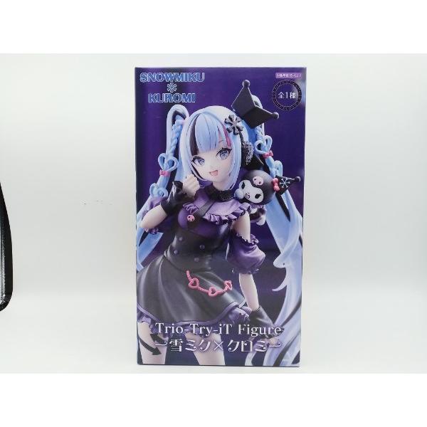 中古】【未開封】雪ミク×クロミ 「雪ミク×クロミ」 Trio-Try-iT Figure