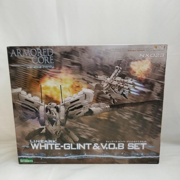 中古】【未組立】1/72 ラインアーク ホワイト・グリント＆V.O.Bセット