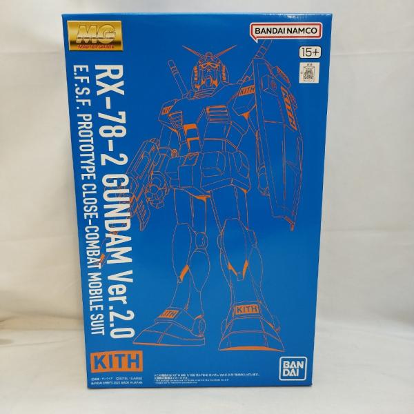 KITH App限定 KITH MG 1/100 RX-78-2 ガンダム Ver.2.0 機動戦士ガンダム プラモデル(5069776) バンダイスピリッツ 中古】【未組立】1/100 MG KITH RX-78-2 ガンダム Ver.2.0 「機動戦士