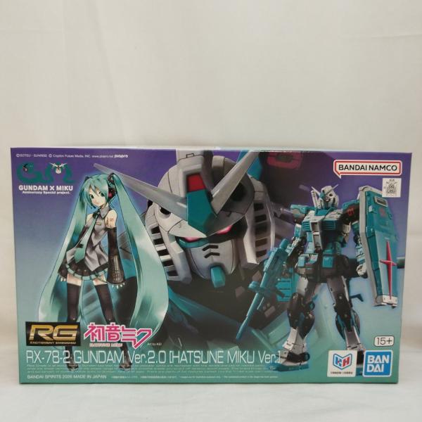 中古】【未組立】1/144 RG RX-78-2 ガンダム Ver.2.0 [初音ミクVer