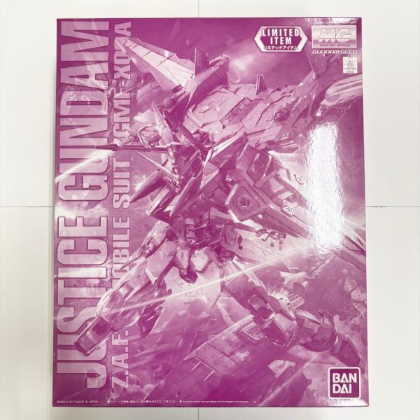 限定 MG 1/100 ZGMF-X09A ジャスティスガンダム クリアカラー 中古】【未組立】1/100 MG ZGMF-X09A ジャスティスガンダム クリア