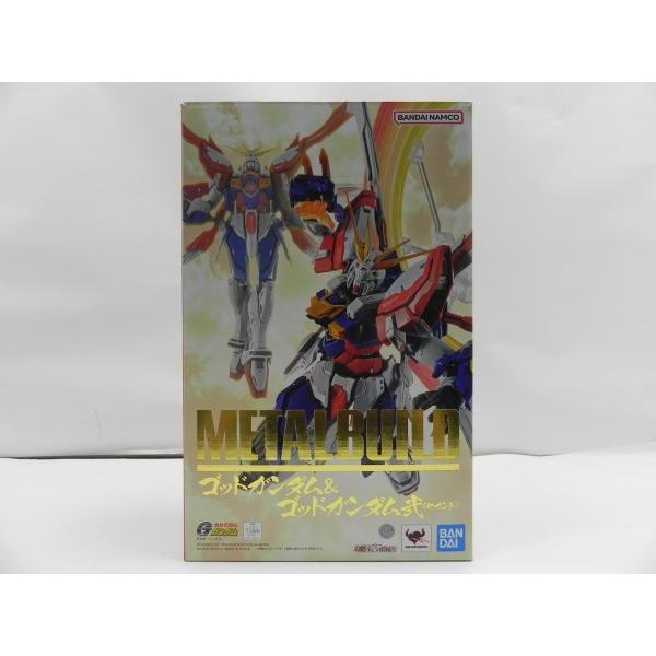 中古】【開封品】METAL BUILD ゴッドガンダム＆ゴッドガンダム弐