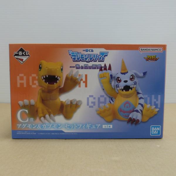 中古】【未開封】アグモン＆ガブモン セットフィギュア(2体セット
