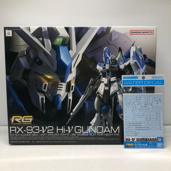 中古】【未組立】【セット】1/144 RG Hi-νガンダム／ガンダムデカール