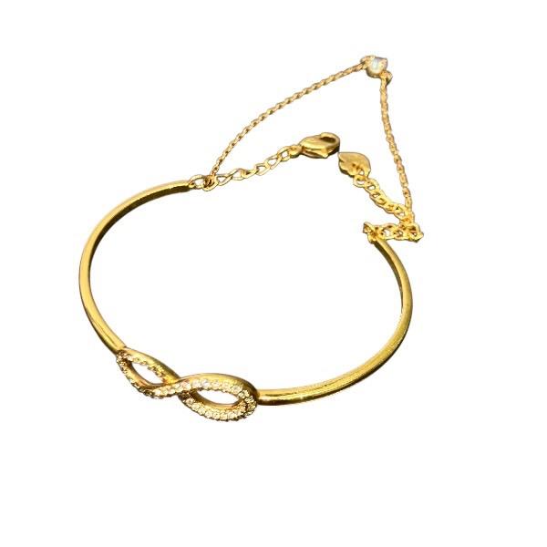 【未使用】スワロフスキー インフィニティ バングル ブレスレット 無限大 スワロフスキー インフィニティ バングル ブランド小物 ブレスレット