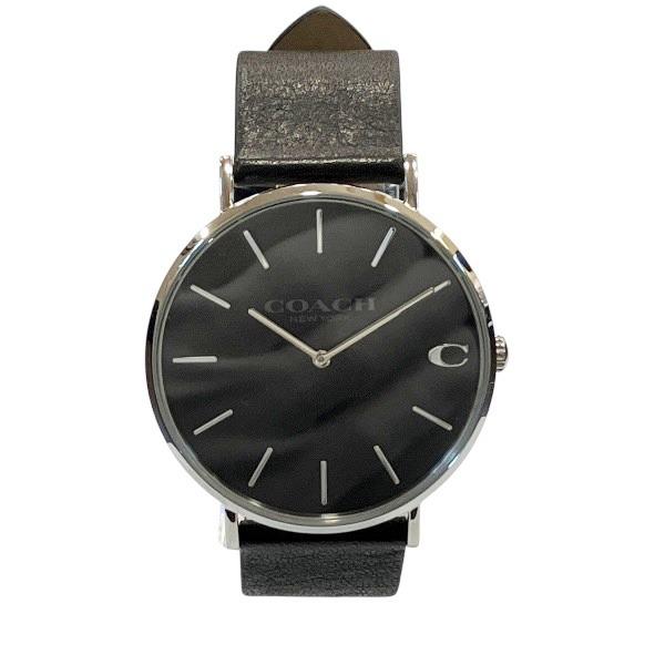 COACH クォーツ時計 ブラック COACH（コーチ） エリオット クオーツ 腕時計 ブランド メンズ