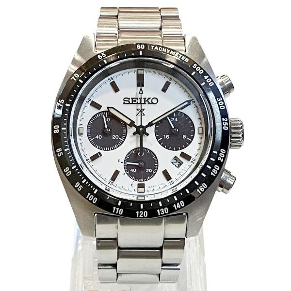 SEIKO セイコー V192-0AF0 PROSPEX プロスペックス 白 セイコー プロスペック スピードタイマー ソーラー クロノグラフ V192