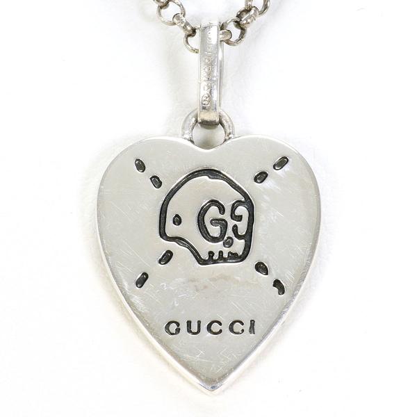 GUCCI（グッチ） ゴーストハート ネックレス シルバー925 総重量約9.5g