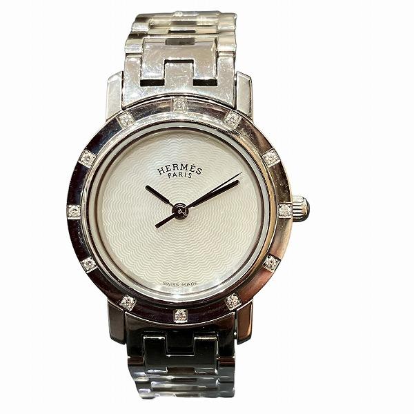 HERMES エルメス Hermes クリッパー ナクレ CL4.230 クォーツ 時計