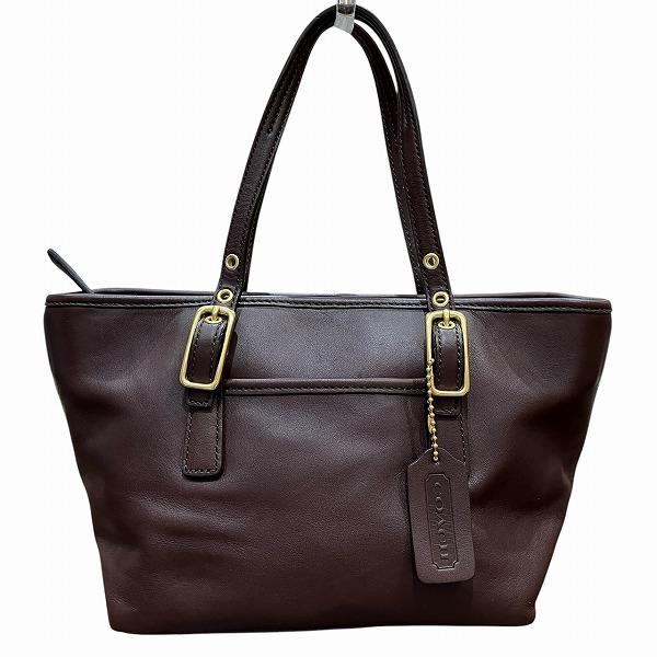 COACH（コーチ） COACH 9846 ブラウン レザー バッグ ハンドバッグ