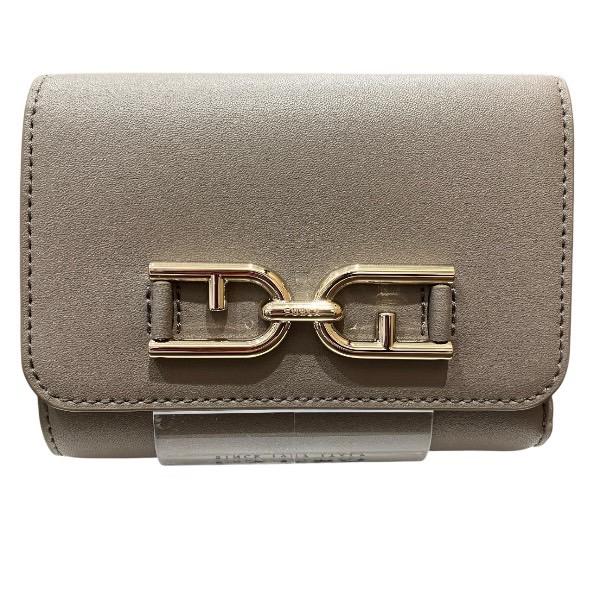 フルラ FURLA レザーベージュ 3つ折り財布 レディース 中古 : ワンダー