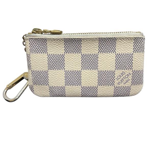 ルイヴィトン ポシェット クレ コイン キーケース ダミエ アズール