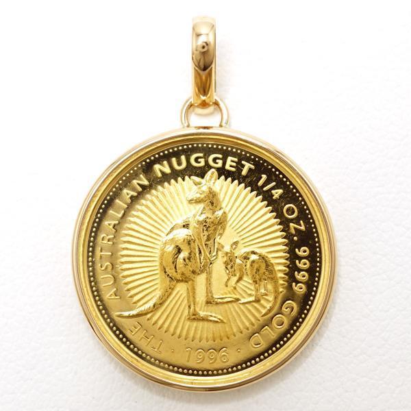 ペンダントトップ カンガルー 1 4oz 1 4オンス コイン 金貨 K24yg K18yg 総重量約8 8g ワンダープライス Yahoo 店 通販 Yahoo ショッピング