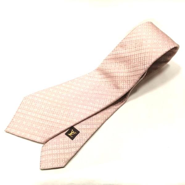 ルイヴィトン Louis Vuitton モノグラム クラヴァット ピンク ブランド小物 ネクタイ メンズ 中古 ワンダープライス Yahoo 店 通販 Yahoo ショッピング
