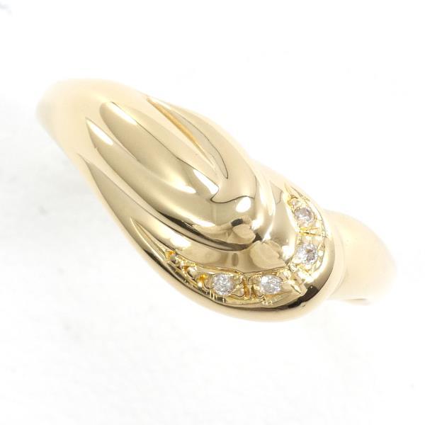 組み合わせ自由自在 11号 艶消し リング・指輪 K18ゴールド 2.5g