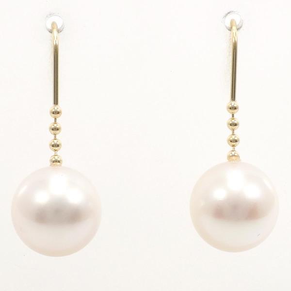 ピアス K18 18金 YG イエローゴールド パール 総重量約1.9g : ワンダー 