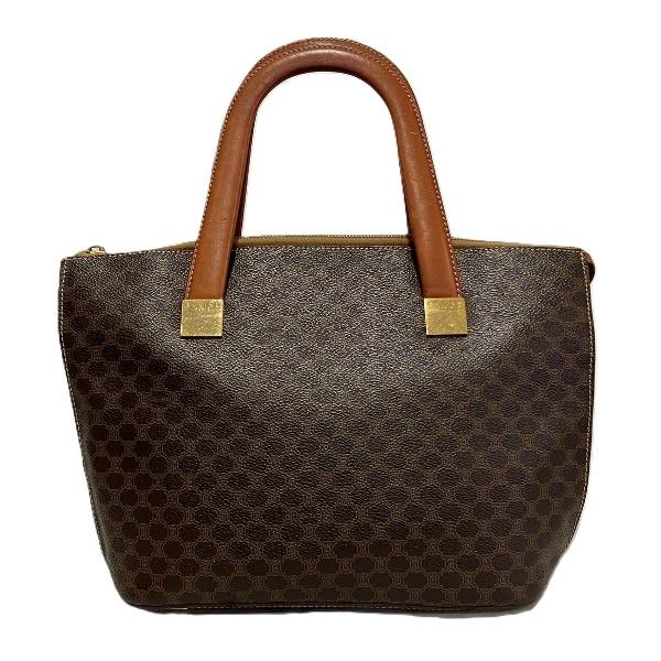 セリーヌ CELINE マカダム柄 レザー×PVC バッグ トートバッグ 