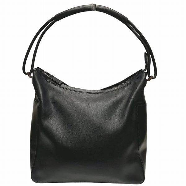 GUCCI グッチ 001 3766 ブラック レザー バッグ ショルダー GUCCI グッチ 001 3766 ブラック レザー バッグ ショルダー