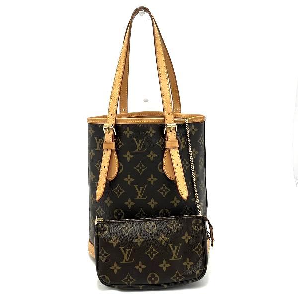 ルイヴィトン Louis Vuitton モノグラム プチバケット M42238 バッグ  