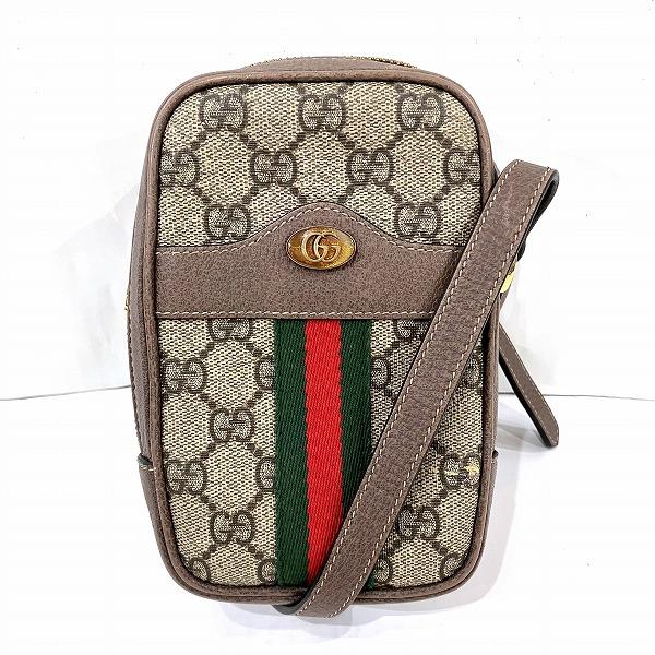 グッチ GUCCI オフディア 546595 GGスプリーム バッグ ショルダーバッグ ユニセックス【中古】 GUCCI（グッチ） オフディア 546595 GGスプリーム バッグ ショルダー