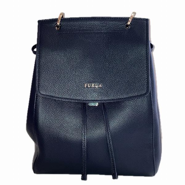 フルラ FURLA アニタ ブラック カーフレザー バッグ リュック