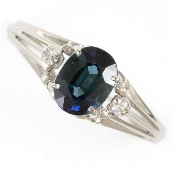 K14サファイアダイヤ指輪