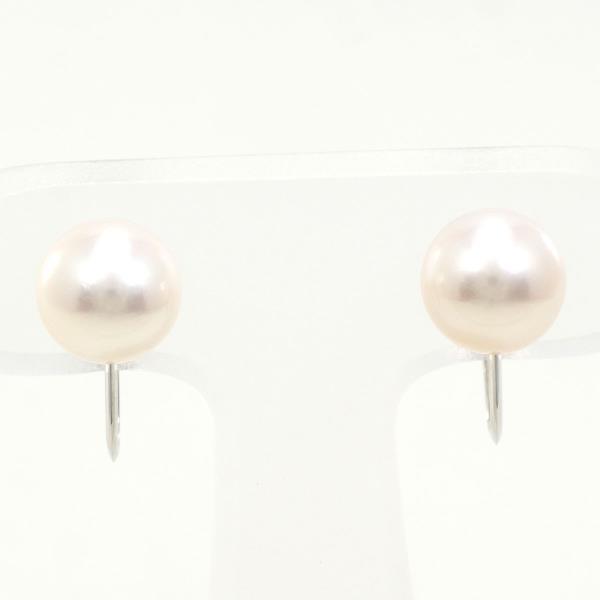 プラチナ　真珠　イヤリング　pt850 イヤリング PT850 プラチナ パール 総重量約2.7g : ワンダープライス