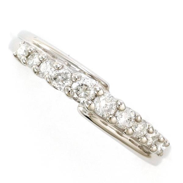 リング PT900 プラチナ 指輪 11号 ダイヤ 0.30 総重量約3.0g