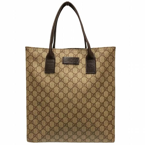 GUCCI グッチ GGスプリーム 91249 ブラウン バッグ トートバッグ