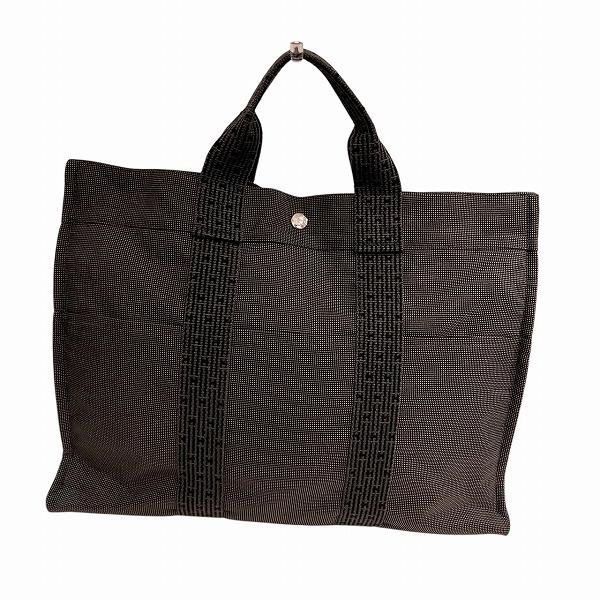 HERMES エルメス Hermes エールラインMM キャンバス バッグ