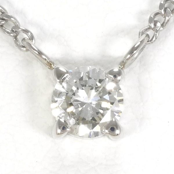 ネックレス PT850 プラチナ ダイヤ 0.26 総重量約3.1g 約41cm