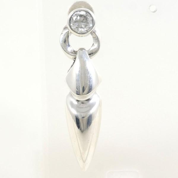 ピアス ダーツオブジゴロウ シルバー (片耳) ジルコニア 総重量約8.3g