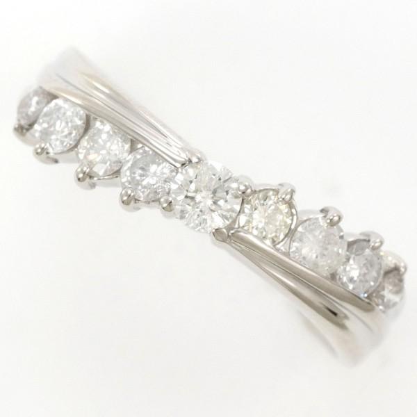 PT900 プラチナ リング 指輪 12号 ダイヤ 0.50 総重量約4.0g