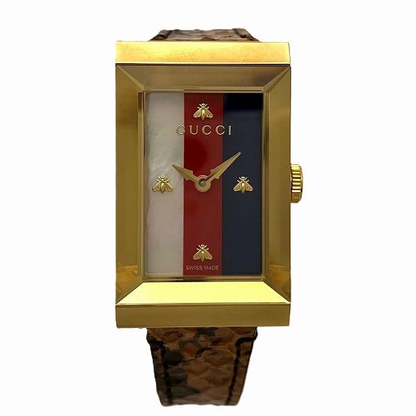 GUCCI グッチ Gフレーム 147.1 クォーツ シェリーライン 時計 GUCCI グッチ Gフレーム 147.1 クォーツ シェリーライン 時計