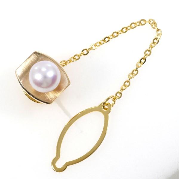 真珠と金のブローチk18 真珠と金のブローチk18 ファッション 18.9g