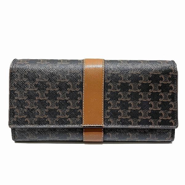 超美品　セリーヌ　トリオンフ　ブラウン　財布 楽天市場】【本物保証】 箱・布袋付 超美品 セリーヌ CELINE