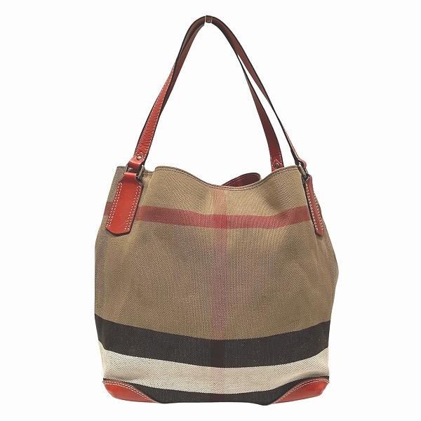 バーバリー Burberry チェック キャンバス バッグ トートバッグ 
