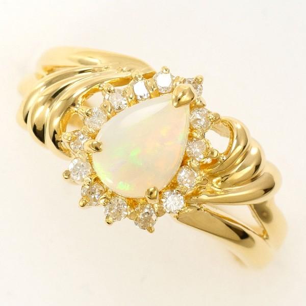 k18 11号リング K18 18金 ダイヤモンド 0.15ct デザイン リング 指輪 約11号 【公式通販】