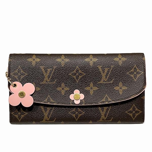 ルイヴィトン モノグラム　長財布　ポルトフォイユエミリー　フューシャ LOUIS VUITTON（ルイ・ヴィトン） モノグラム ポルトフォイユ エミリー