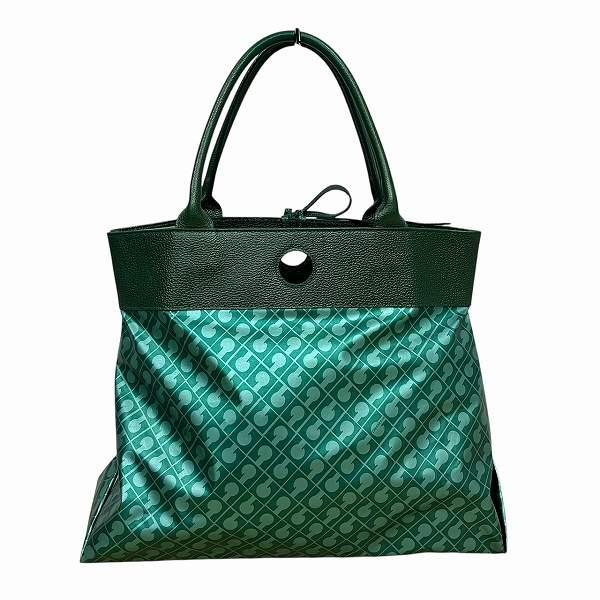 【未使用】ゲラルディーニ❤️ナイロン　トートバッグ GHERARDINI（ゲラルディーニ） グリーン ナイロン バッグ トートバッグ