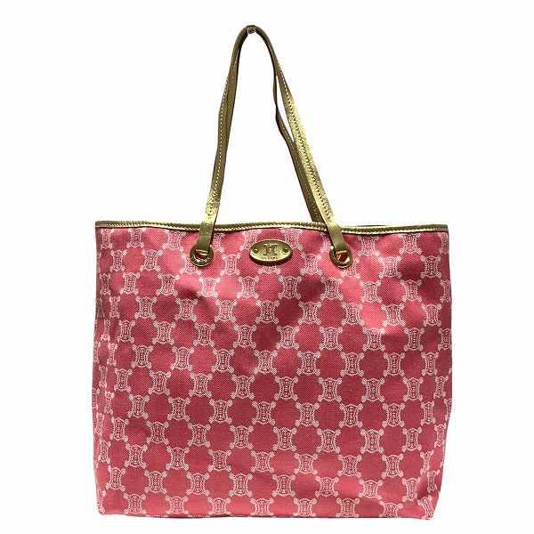 セリーヌ CELINE マカダム CE00 34 ピンク バッグ トートバッグ