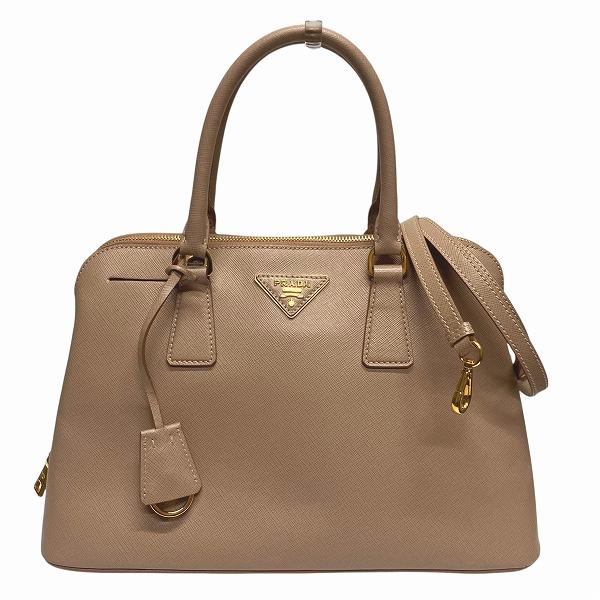 プラダ PRADA BL0837 2way ピンクベージュ サフィアーノ バッグ  