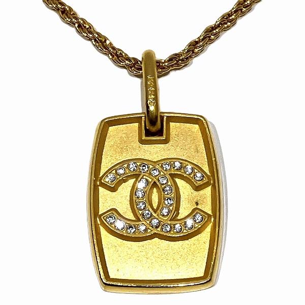 CHANEL シャネル ココマーク ロゴプレート ブランド小物 ネックレス 