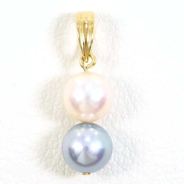 タサキ K18 ペンダントトップ パール 真珠 TASAKI TASAKI（タサキ） 【送料無料】タサキ 田崎真珠 K18 ぶどうモチーフ