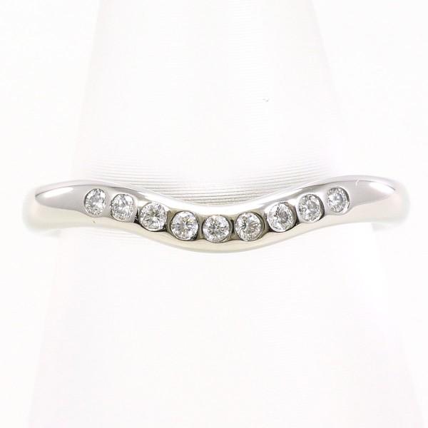 TIFFANY&Co. リング ティファニー カーブドバンド PT950 指輪 6.5号 