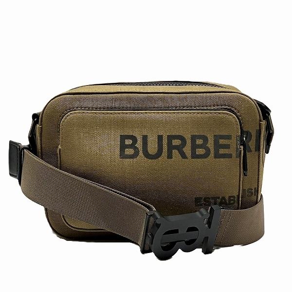 バーバリー Burberry キャンバス カーキ バッグ ボディバッグ ショルダーバッグ ユニセックス【中古】 バーバリー Burberry キャンバス カーキ バッグ ボディバッグ