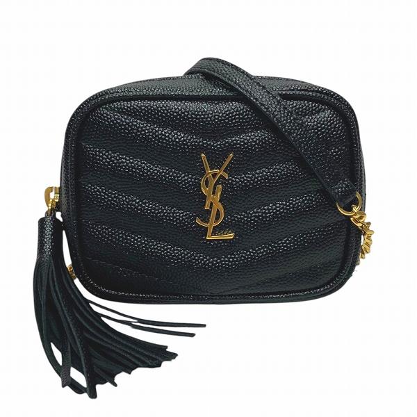 イヴ・サンローラン ベイビー ルー 635088 ブラック ポシェット バッグ ショルダーバッグ レディース【中古】 イヴ・サンローラン ベイビー ルー 635088 ブラック ポシェット バッグ